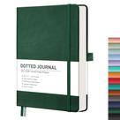 Notebook RETTACY A5 Pontilhado - 256 Páginas, 120g/m² - Verde Escuro