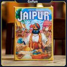 Nova edição do jogo de tabuleiro de Jaipur com jogadores exclusivos de moedas para 2 jogadores