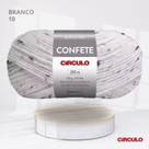 Novelo de Lã Confete cor 10 - Branco - Circulo