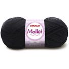 Novelo De Lã Mollet Para Crochê Tricô Com Cores Circulo 40g