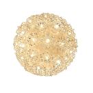 Novelty Lights 6" Starlight Sphere 50 Clear Bulbs, cabo de 1,5 m