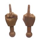 Novelty Toys Toynk Tiny Hands 11,4 cm, dedo médio, marrom Novelty Toys Toynk Tiny Hands 11,4 cm, dedo médio, marrom