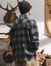 Novidade Camisa Xadrez Flanelada Manga Longa Com Bolsos Premium