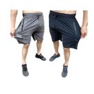 Novidade! kit com 2 bermudas dry fit de malha fria esportivas - premium