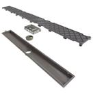 Novii - ralo linear pvc seco 75cm saida central oculto