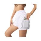 Novo 2024 shorts de treino de ginásio das mulheres com bolso feminino casual fitness yoga shorts