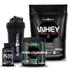 Novo Bone Crusher Nitro 2t+ Whey (Cho) + BCAA + Coqueteleira