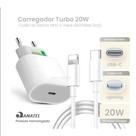 Novo Carregador Para iPhon USBCLightning Fonte 20W Turbo Com Cabo Compatível Com Modelo iPhon Xr
