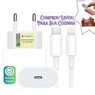 Novo Carregador Turbo 20W Compativel Modelo iPhon 11 12 13 14 Carregamento Rapido Original Inova Presilhas Lacrar Embalagens