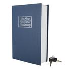 Novo dicionário de inglês portátil Book Safe Stalwart com chave