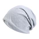 Novo gorro para mulher homem outono inverno elástico casual cor sólida slouchy quimio boné
