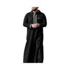 Novo marroquino thobe manga comprida bordado capuz design homem muçulmano abaya homem solto islâmico Novo marroquino thobe manga comprida bordado capuz design homem muçulmano abaya homem solto islâmico