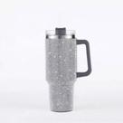 Novo modelo de garrafa copo Térmico 1200ML Brilho strass Gliter Lindas cores novas Modelo lançamento