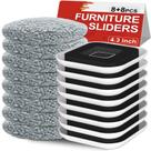 Novo pacote de atualização 8+8 do Furniture Movers Sliders Kiss Core