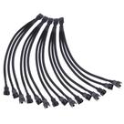 Novo Ventilador 4pin Para 3 X 4pin/3pin Pwm Extender Cabo 4pin Para 3 Maneiras Y Splitter Cable