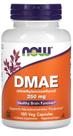 NOW Foods DMAE 250mg 100 Veg Caps Alta Qualidade