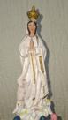 Nsra fátima com pastores religiosa de resina 22cm