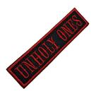 NT0519T04 Unholy Ones Patch Bordado Termo Adesivo ou Costura