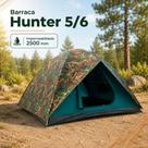 NTK Barraca Hunter 5 á 6 Pessoas GT Series 2500 mm Iglu com Tela Micromosquiteiro e Coluna dÁgua 2500 mm para Acampamentos e Viagens NTK Barraca Hunter 5 á 6 Pessoas GT Series 2500 mm Iglu com Tela Micromosquiteiro e Coluna dÁgua 2500 mm para Acampamentos e Viagens
