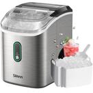 Nugget Ice Maker Silonn Countertop 33 lbs/24h de aço inoxidável