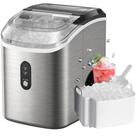 Nugget Ice Maker Totnz Countertop 15 kg em aço inoxidável