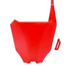 Number Plate Ride (R1de) Vermelho com passa cabo CRF 250 F Nacional - Biker Number Plate Ride (R1de) Vermelho com passa cabo CRF 250 F Nacional - Biker