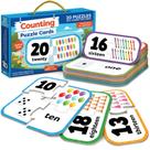 Number Puzzle Momo & Nashi, 20 conjuntos de contando brinquedos para crianças