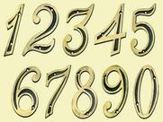 Numeral 2 Para Residencia Pacote Com 10