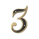 Numeral 3 Para Residencia Pacote Com 10