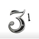 Numeral de fachada -03 Jr grelhas