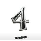 Numeral de fachada - 04 Jr grelhas