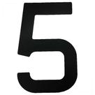 Numeral para Velas Optimist IODA Preto Número Cinco Numeral para Velas Optimist IODA Preto Número Cinco