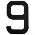 Numeral para Velas Optimist IODA Preto Número Nove Numeral para Velas Optimist IODA Preto Número Nove