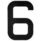 Numeral para Velas Optimist IODA Preto Número Seis Numeral para Velas Optimist IODA Preto Número Seis