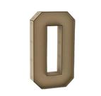 Número 0 Letra Caixa Grande Mdf 80Cm De Altura Decoração - Doce Arte Em Madeira Número 0 Letra Caixa Grande Mdf 80Cm De Altura Decoração - Doce Arte Em Madeira