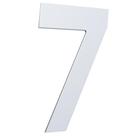 Numero 130mm branco - 7 - metalmidia