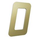 Numero 130mm ouro escovado - 0 - metalmidia