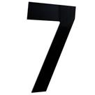 Numero 130mm preto - 7 - metalmidia