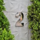 Número 30cm Aço Inox 430 Brilhante Casa Residencial
