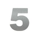 Número 5 Residencial Alumínio Escovado - Rennova, Tamanho: 5