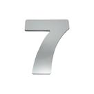 Número 7 Residencial Alumínio Espelhado - Rennova, Tamanho: 7