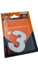 Numero acm aco escovado 60mm (3) vila - 7896112462231