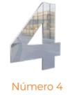 Numero adesivo 1 Prata Espelhado 40 mm - Aluminio Leve
