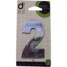 Numero Aluminio Espelhado Apartamento 2 7Cm 6 Numero Aluminio Espelhado Apartamento 2 7Cm 6