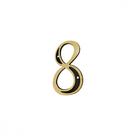 Numero Colonial Preto/Dourado N.8 Numero Colonial Preto/Dourado N.8