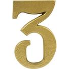 Numero Colonial Pvc Apartamento Caiado 3 - Kit C/10