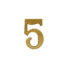 Numero Colonial Pvc Apartamento Caiado 5 - Kit C/10