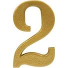 Numero Colonial Pvc Caiado 2 - Kit C/10
