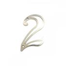 Numero Colonial Zamac Cromado Silvana 2 95585