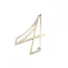 Numero Colonial Zamac Cromado Silvana 4 95585
